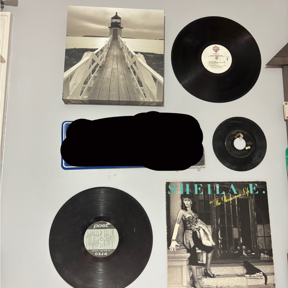 Vinyl Record Wall Art Set